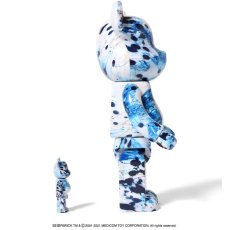 画像8: × Stash BE@RBRICK 100% ＆ 400% 2体セット Blue スタッシュ ベアブリック ブルー (8)