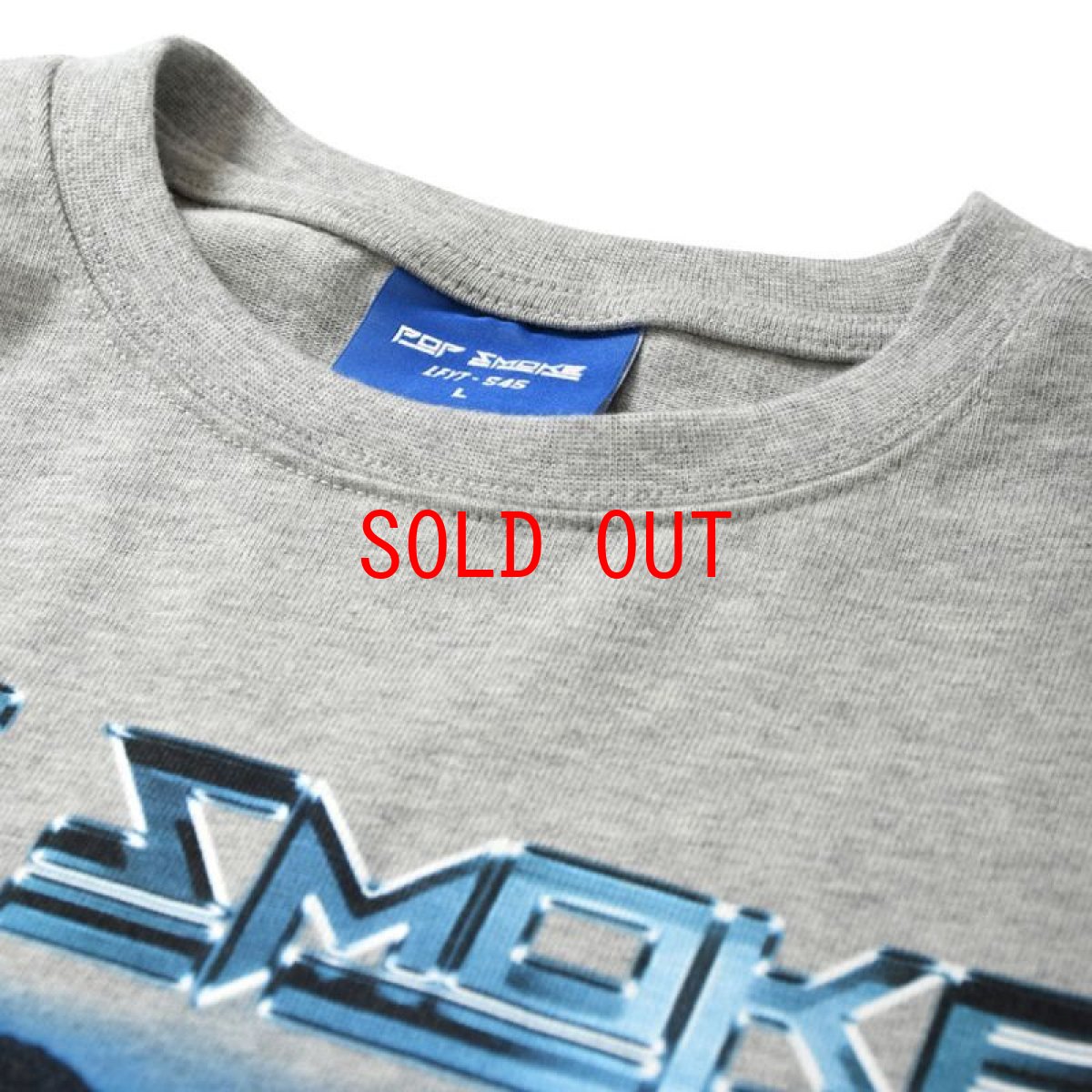 画像7: × Pop Smoke × S45 Woo L/S Tee ポップ・スモーク 長袖 Tシャツ Grey (7)