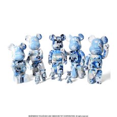 画像18: × Stash BE@RBRICK 100% ＆ 400% 2体セット Blue スタッシュ ベアブリック ブルー (18)