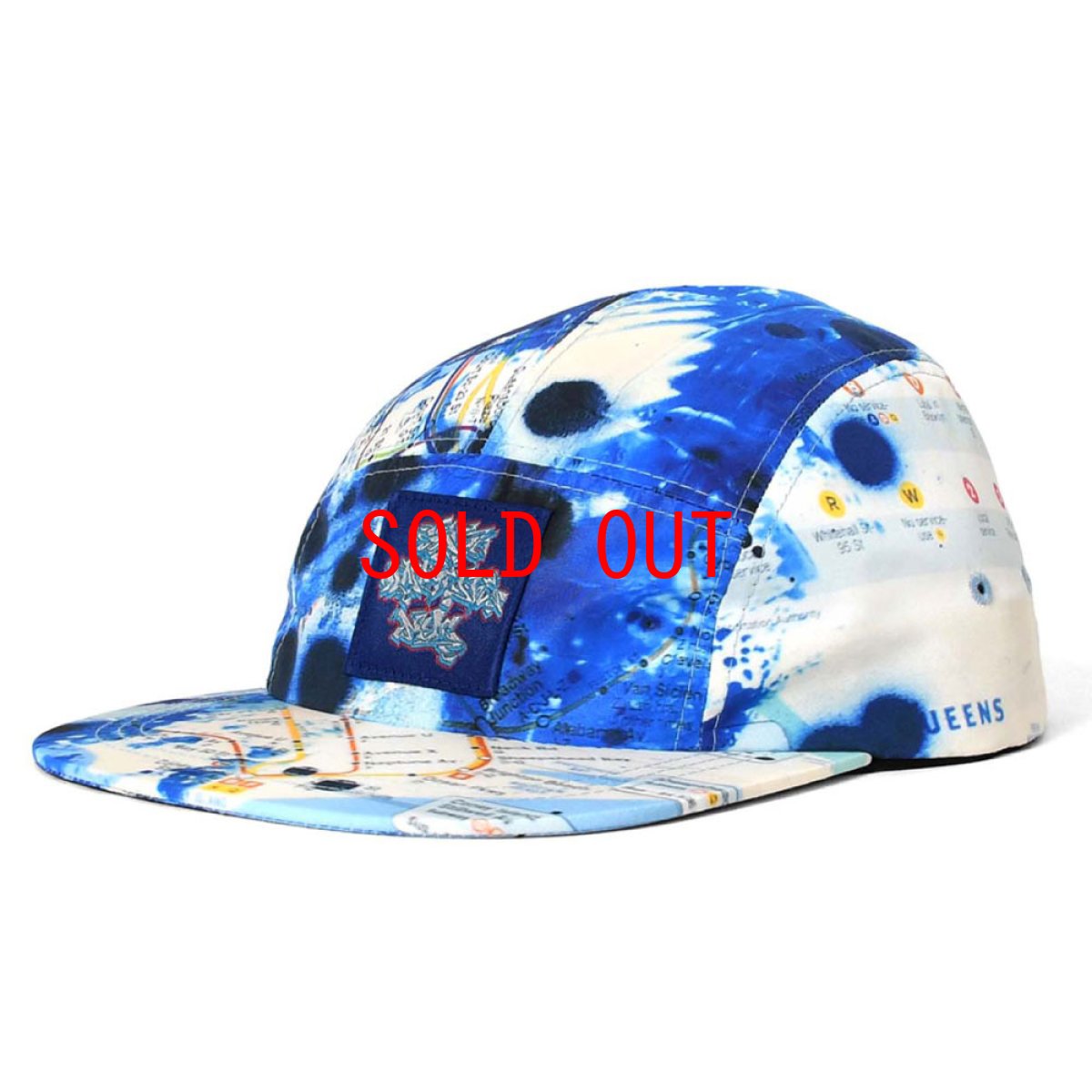 画像1: × Stash Subway Map Camp Cap サブウェイ マップ キャンプ キャップ ハット 帽子 (1)