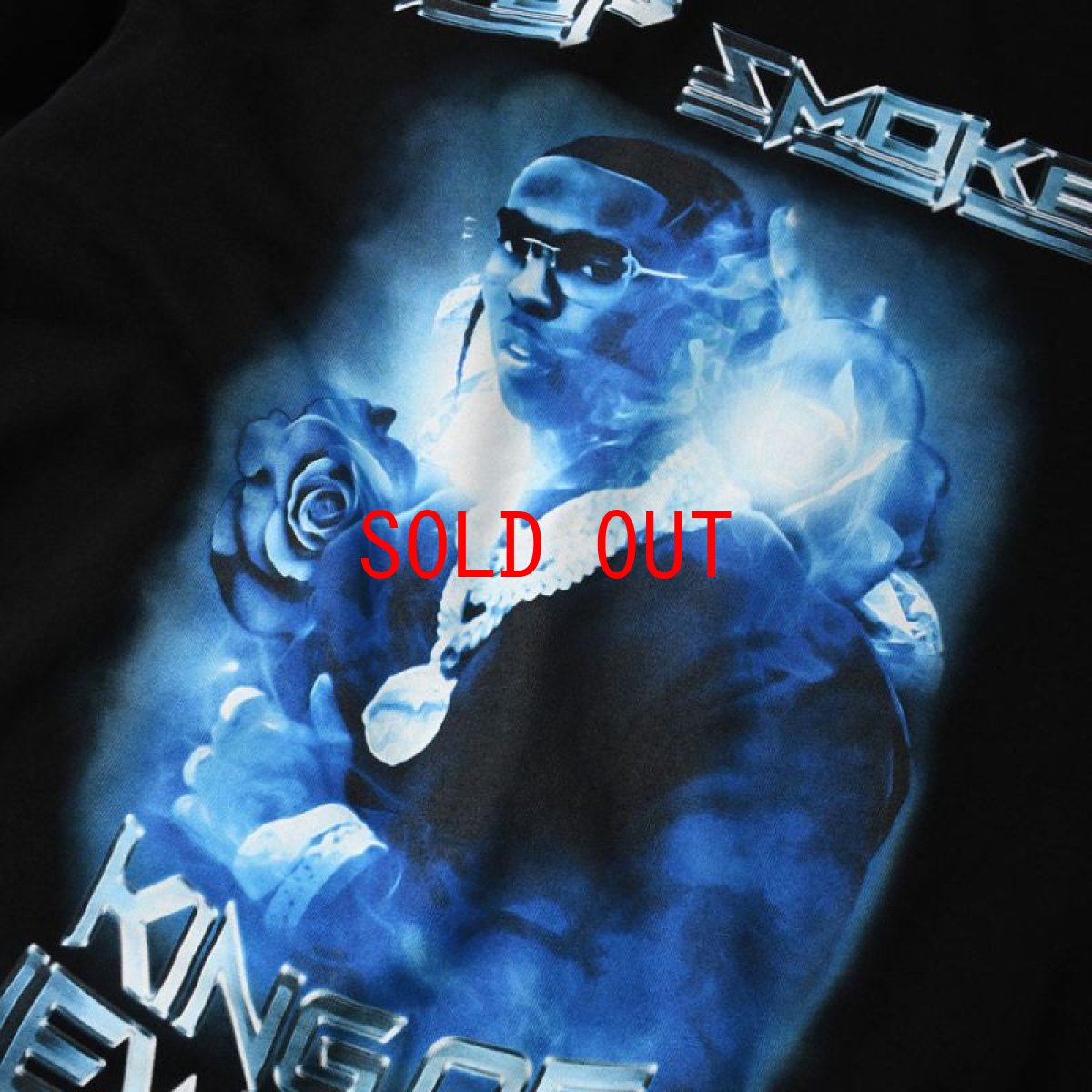 画像9: × Pop Smoke × S45 Woo L/S Tee ポップ・スモーク 長袖 Tシャツ Black (9)