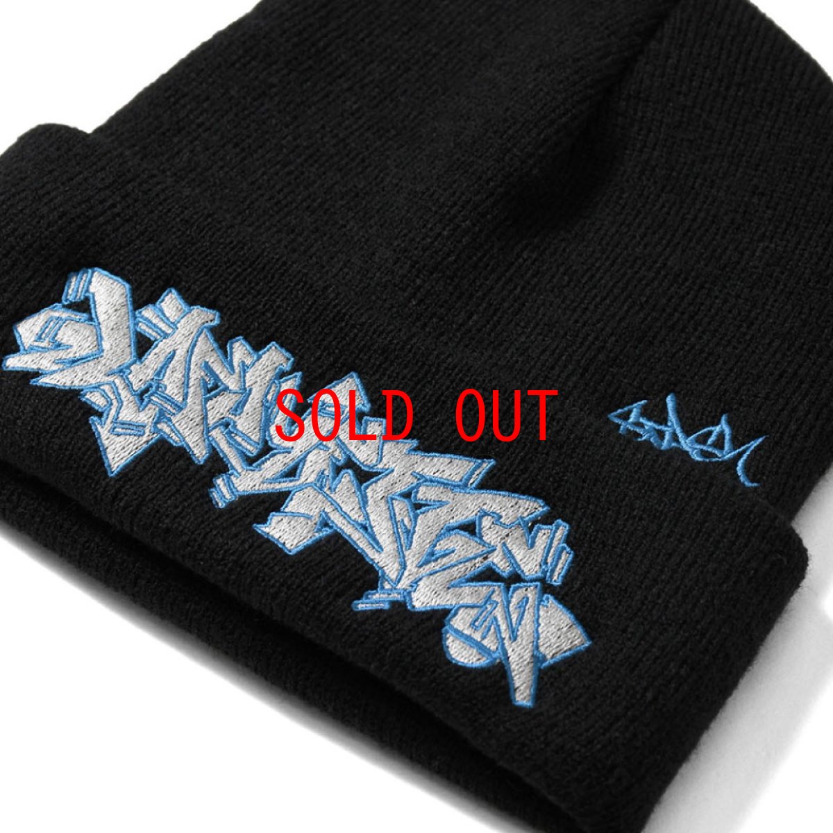 画像8: × Stash Piece Long Beanie ニット帽 ビーニー 帽子 Navy White Black (8)