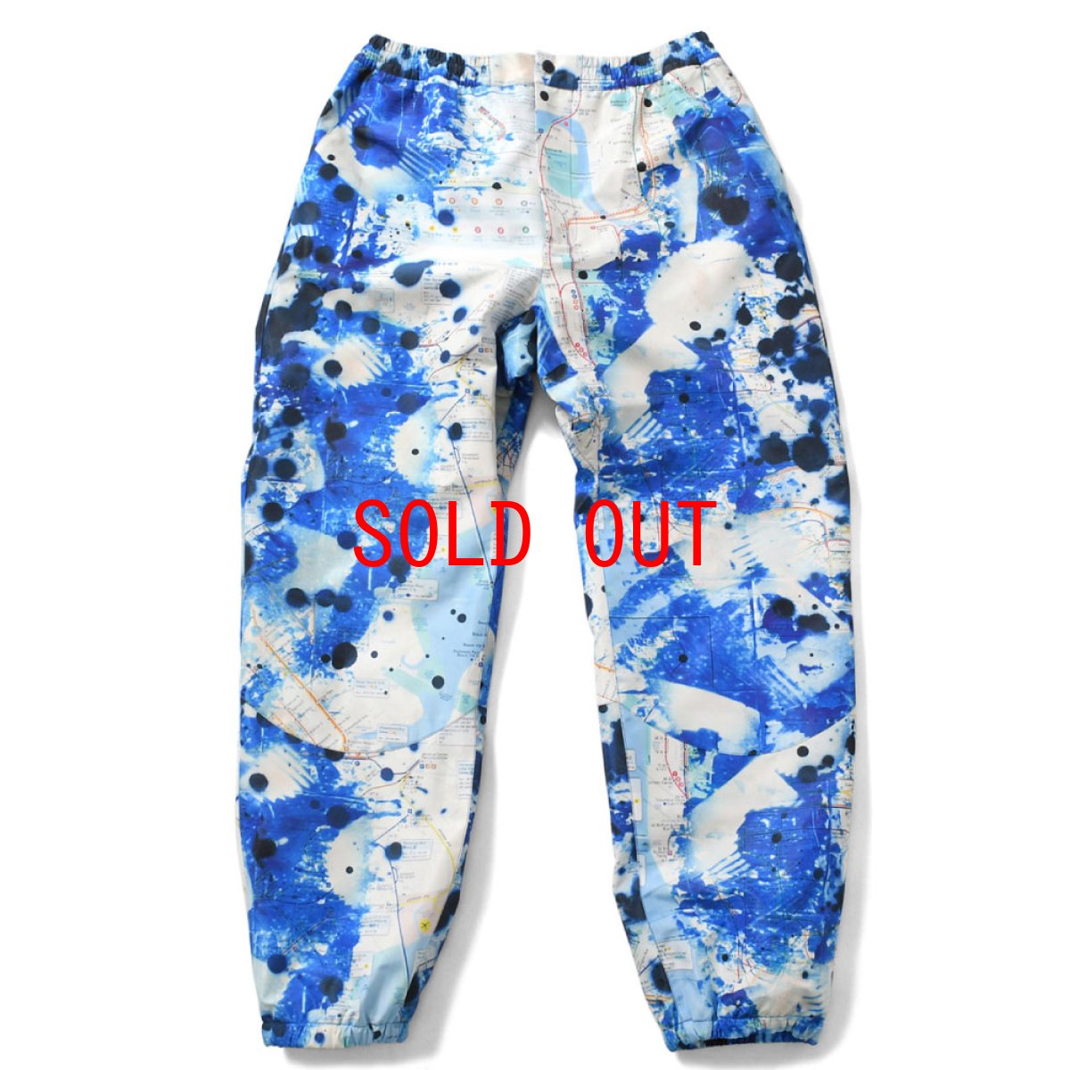 画像2: × Stash Subway Map 3Layer Nylon Pants スタッシュ サブウェイ ナイロン パンツ (2)