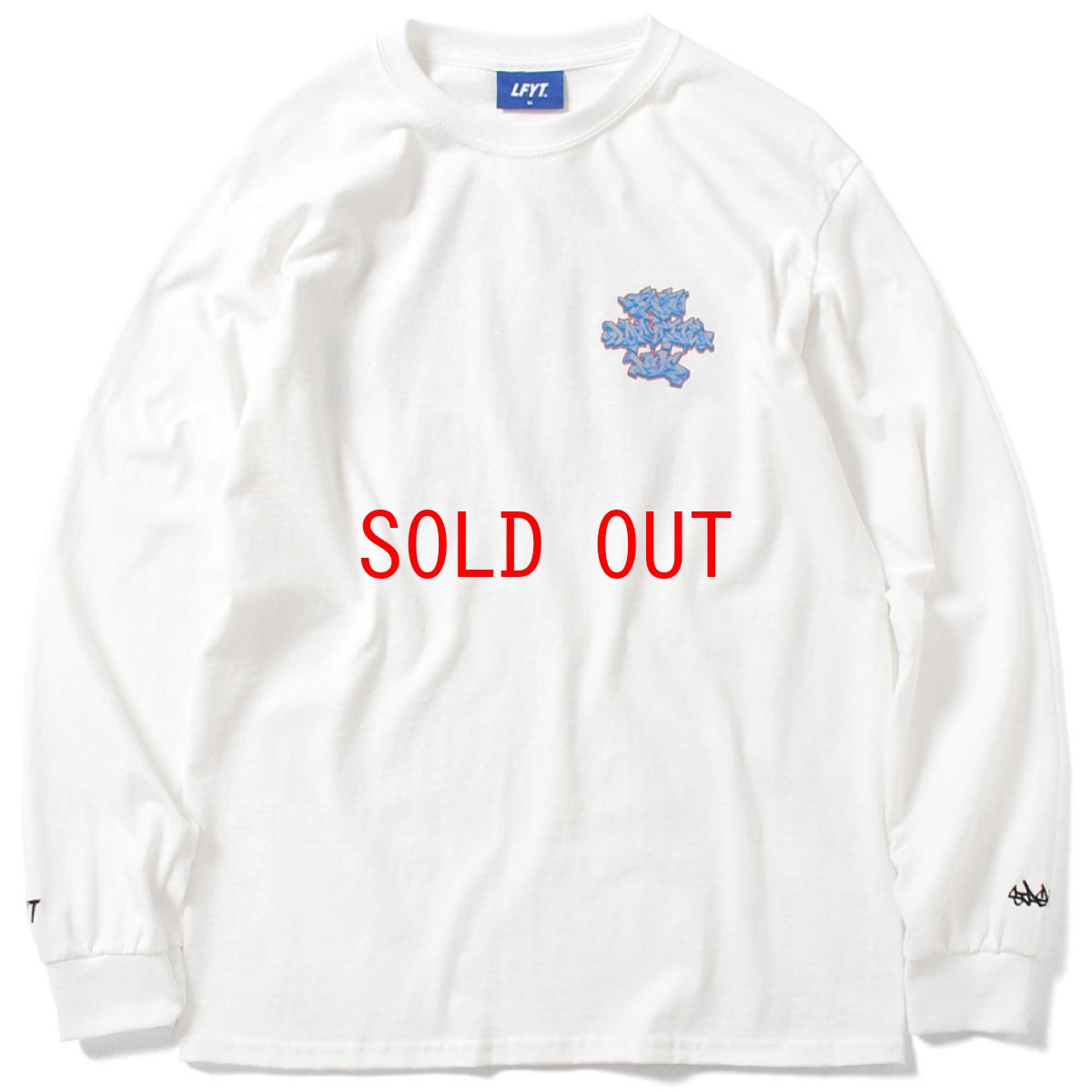 画像2: × Stash Piece L/S Tee スタッシュ 長袖 Tシャツ White (2)