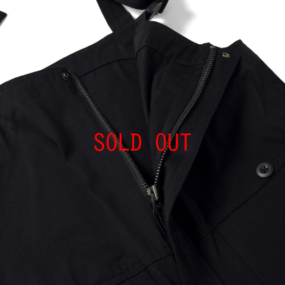 画像7: Military Code Cordura Flight Overalls ミリタリー コード コーデュラ フライト オーバーオール Black (7)