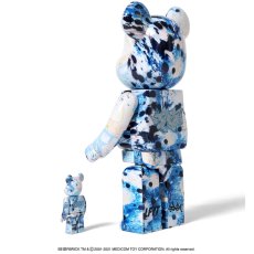 画像5: × Stash BE@RBRICK 100% ＆ 400% 2体セット Blue スタッシュ ベアブリック ブルー (5)