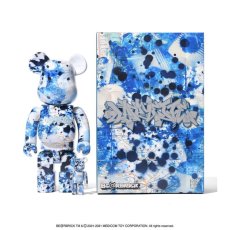 画像17: × Stash BE@RBRICK 100% ＆ 400% 2体セット Blue スタッシュ ベアブリック ブルー (17)