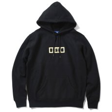 画像1: Bling Buckle Hooded Sweatshirt プルオーバー スウェット パーカー Black (1)