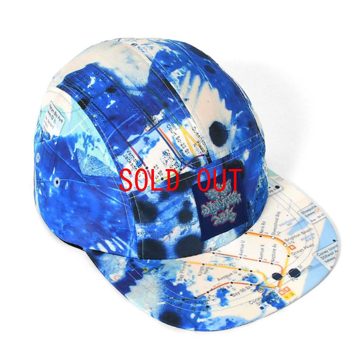 画像6: × Stash Subway Map Camp Cap サブウェイ マップ キャンプ キャップ ハット 帽子 (6)