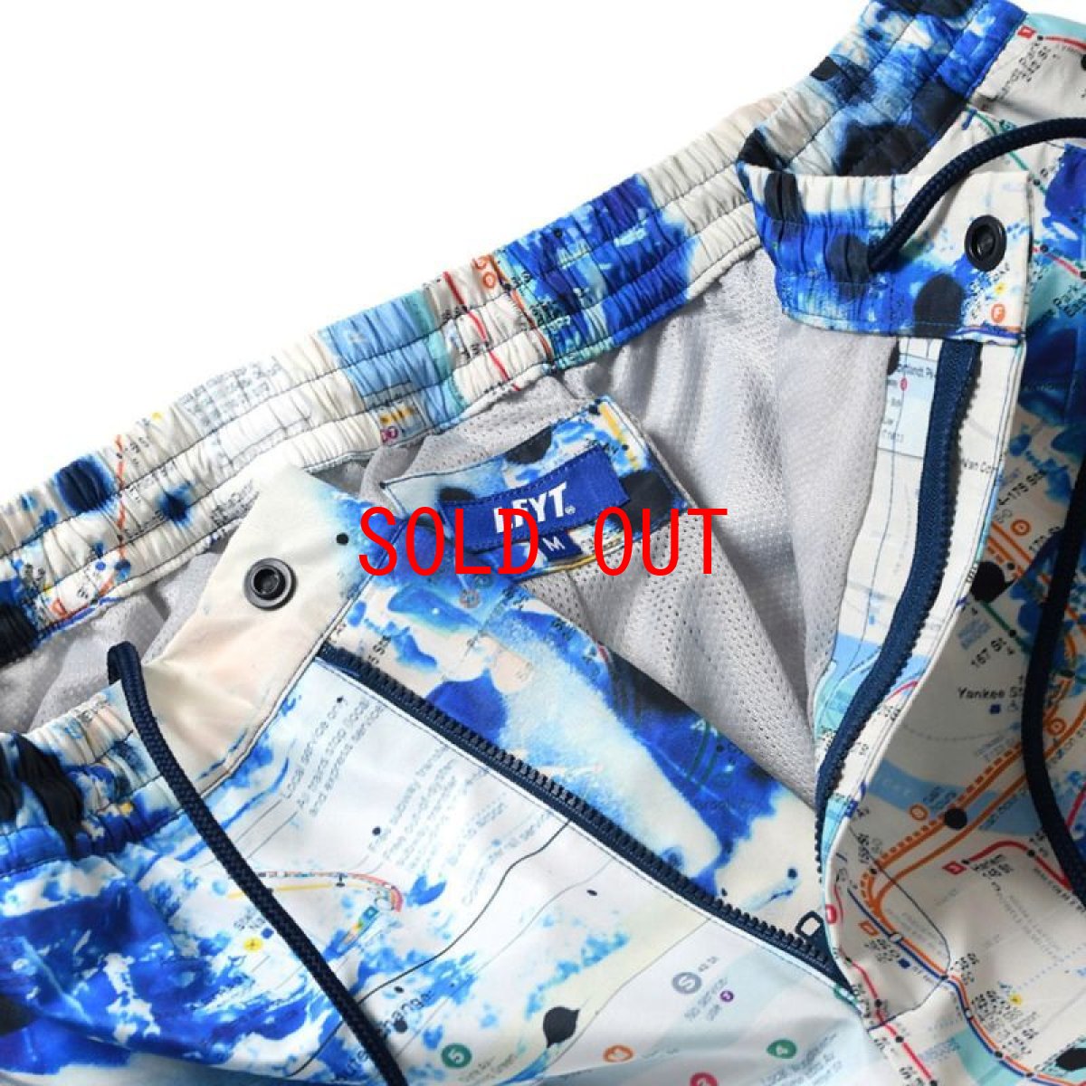 画像8: × Stash Subway Map 3Layer Nylon Pants スタッシュ サブウェイ ナイロン パンツ (8)