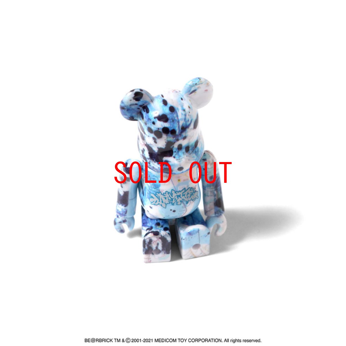 画像14: × Stash BE@RBRICK 100% ＆ 400% 2体セット Blue スタッシュ ベアブリック ブルー (14)