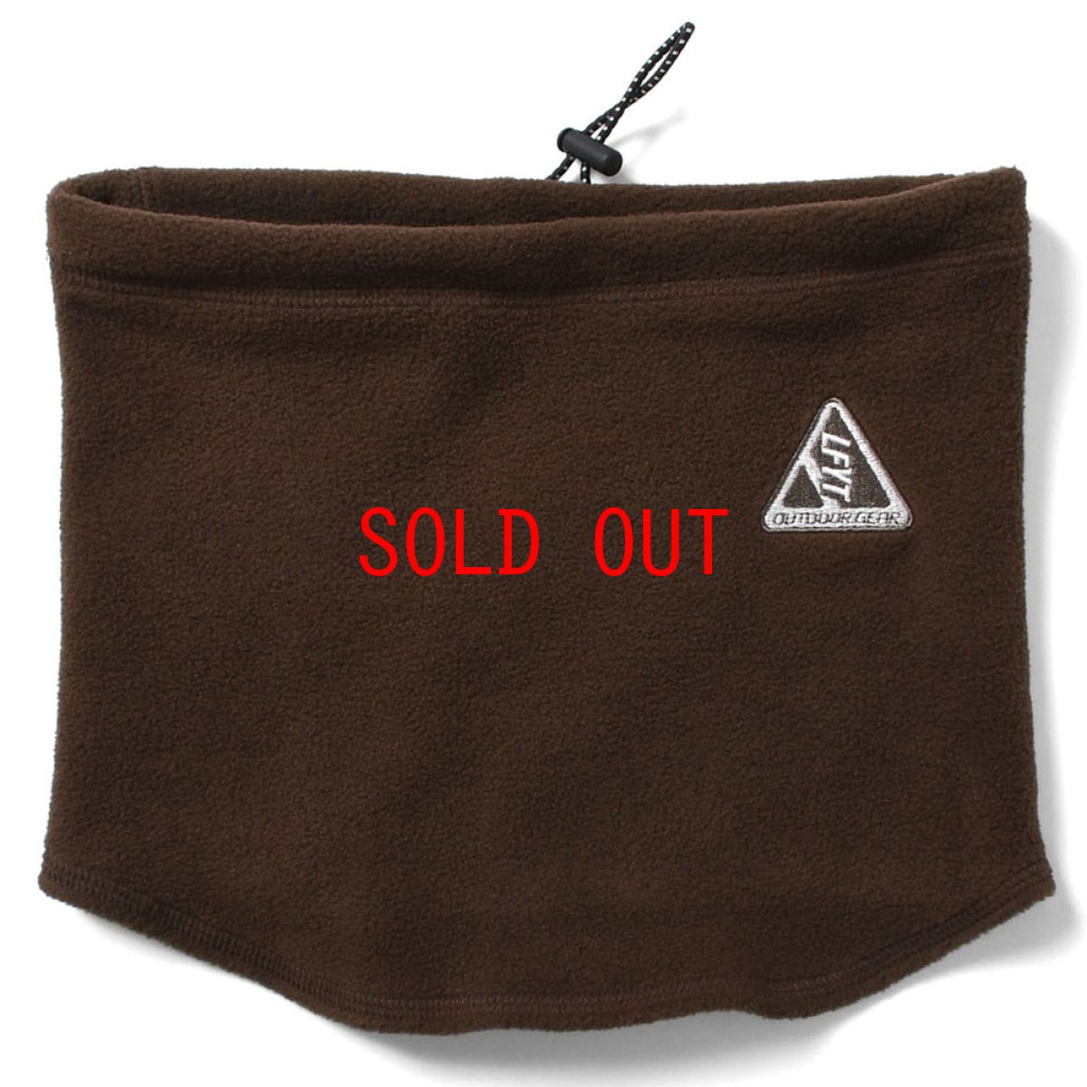 画像3: Outdoor Logo Fleece Neck Gaiter ネック ゲイター ウォーマー Brown Black Green (3)