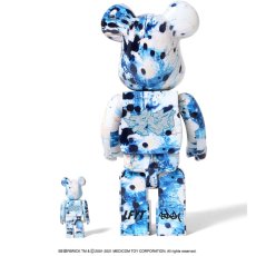 画像6: × Stash BE@RBRICK 100% ＆ 400% 2体セット Blue スタッシュ ベアブリック ブルー (6)