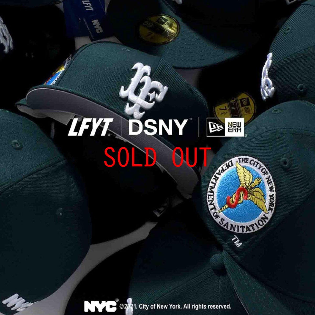 画像12: × New Era × DSNY LF Logo Community Services 59Fifty Fitted Cap ニューエラ キャップ 帽子 (12)