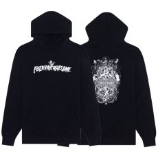 画像2: Filigree Sweat Hoodie ロゴ スウェット フーディー パーカー Black (2)