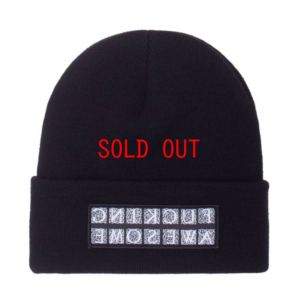 画像13: Hydra Cuff Beanie ロゴ ビーニー ニット キャップ 帽子 Ivory White Light Blue Maroon Red Black (13)