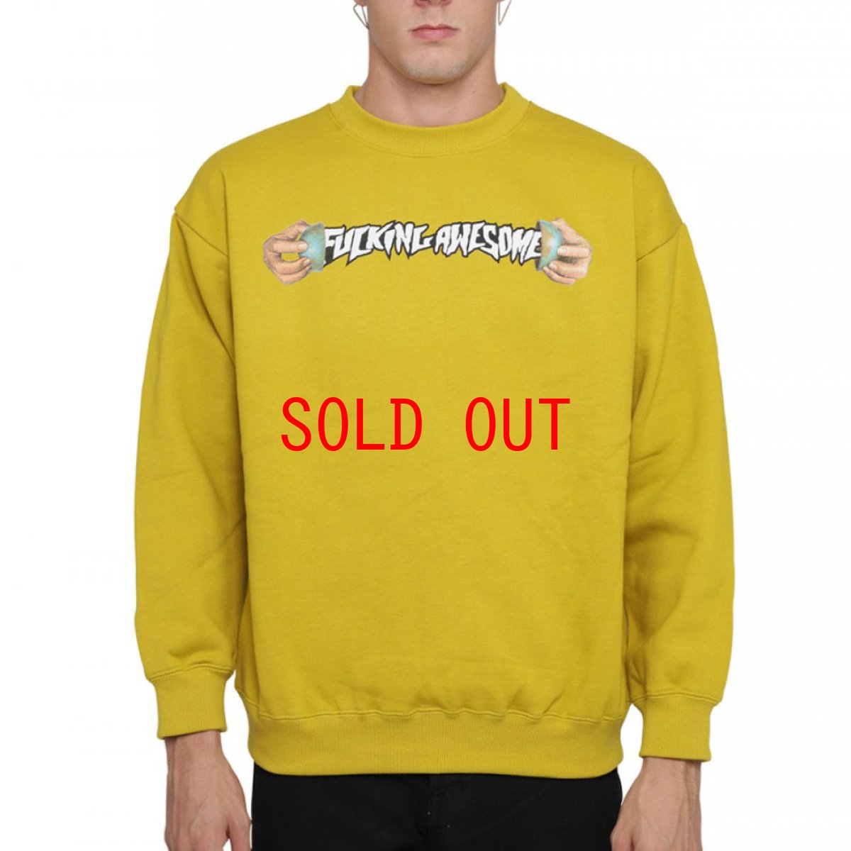 画像3: World Cup Crewneck Sweat Shirt クルーネック スウェット シャツ Mustard Yellow (3)