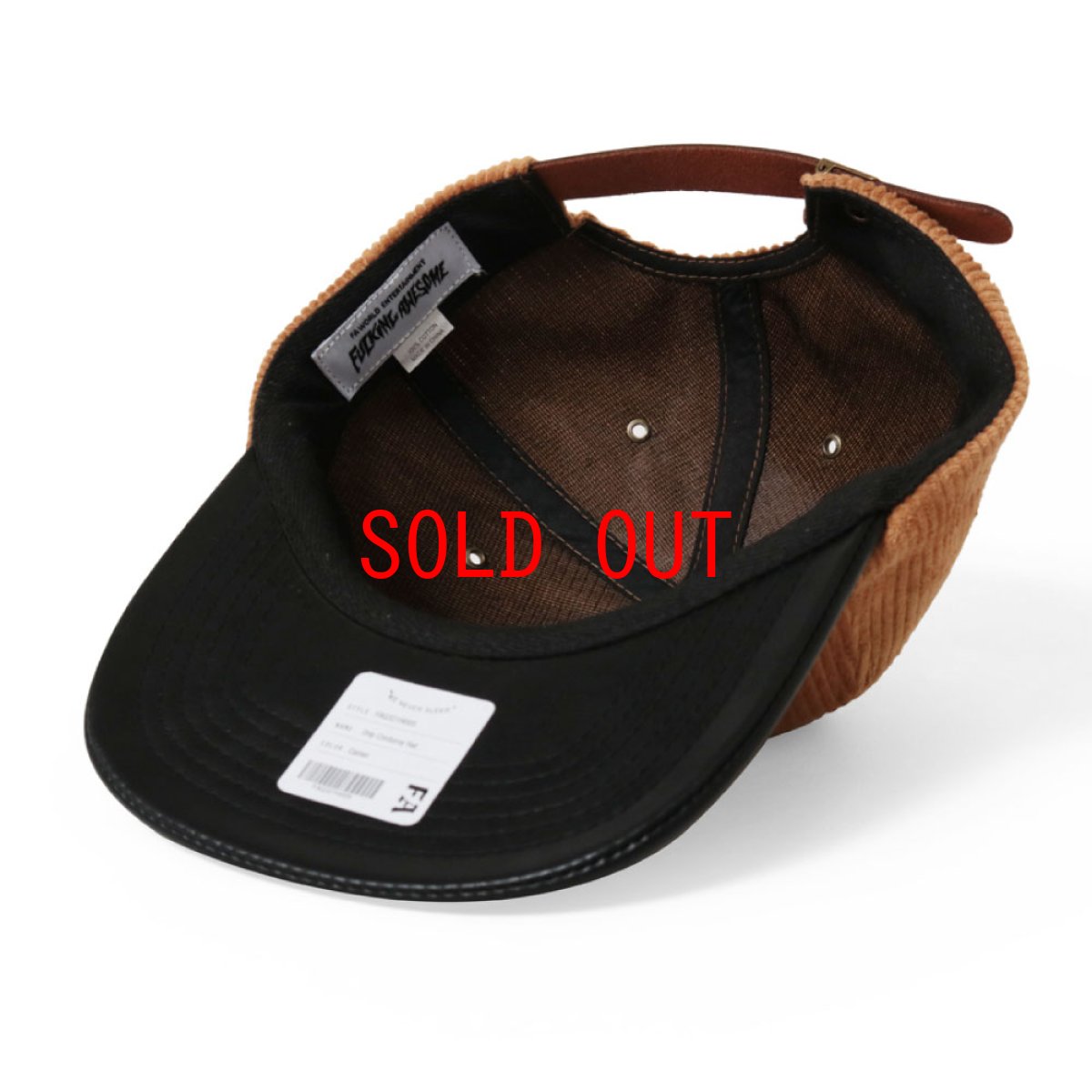 画像12: Drip Corduroy Strapback Cap ドリップ コーデュロイ ストラップバック キャップ ロゴ 帽子 (12)