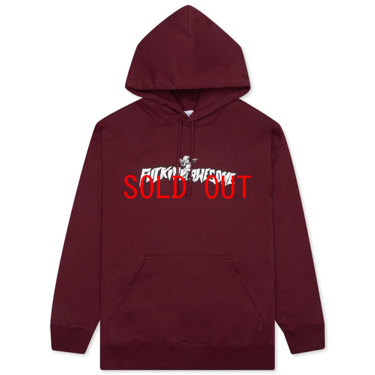 画像2: Filigree Sweat Hoodie ロゴ スウェット フーディー パーカー Maroon  (2)