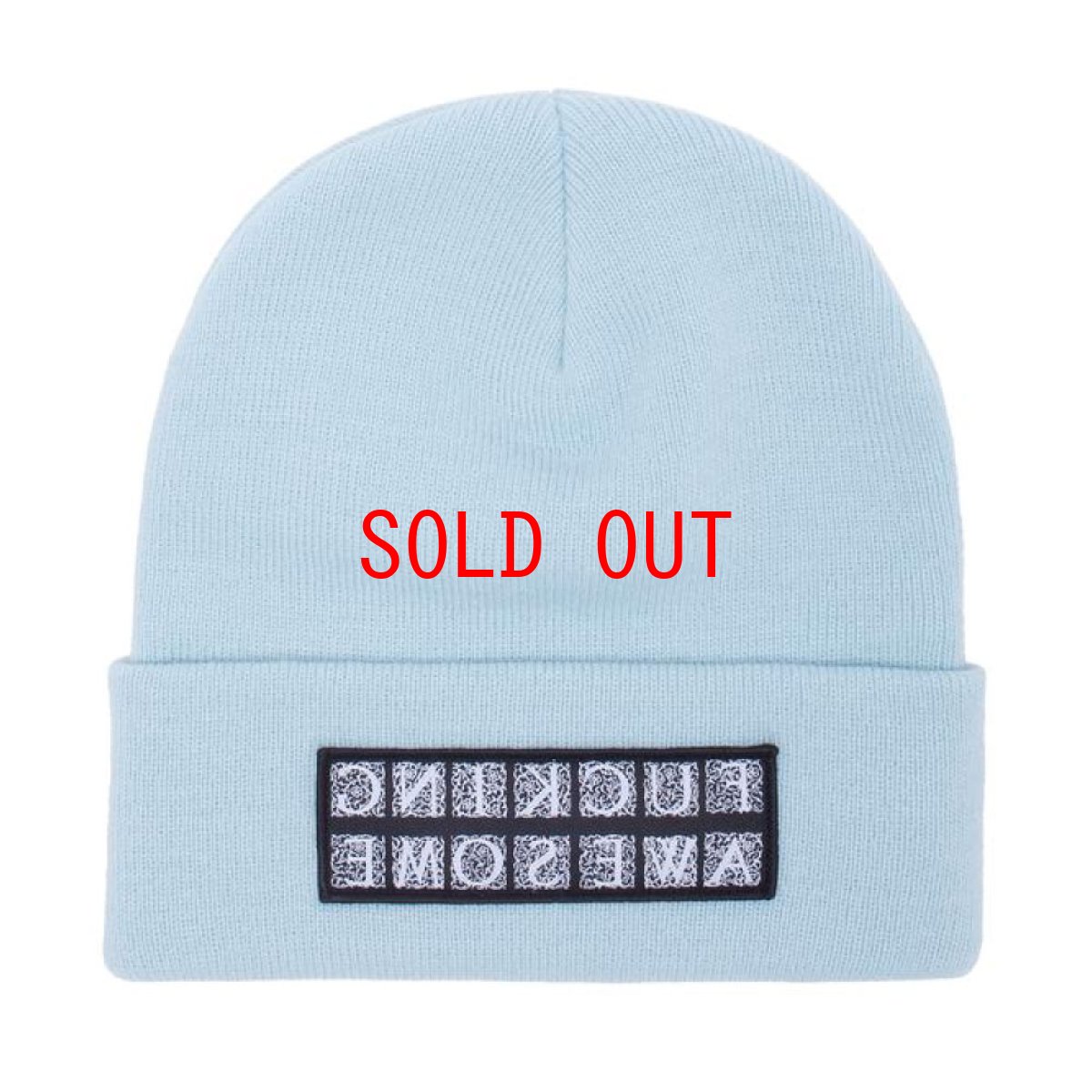 画像12: Hydra Cuff Beanie ロゴ ビーニー ニット キャップ 帽子 Ivory White Light Blue Maroon Red Black (12)