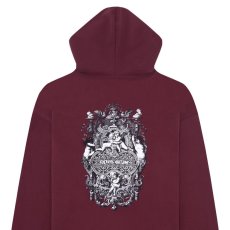 画像5: Filigree Sweat Hoodie ロゴ スウェット フーディー パーカー Maroon  (5)