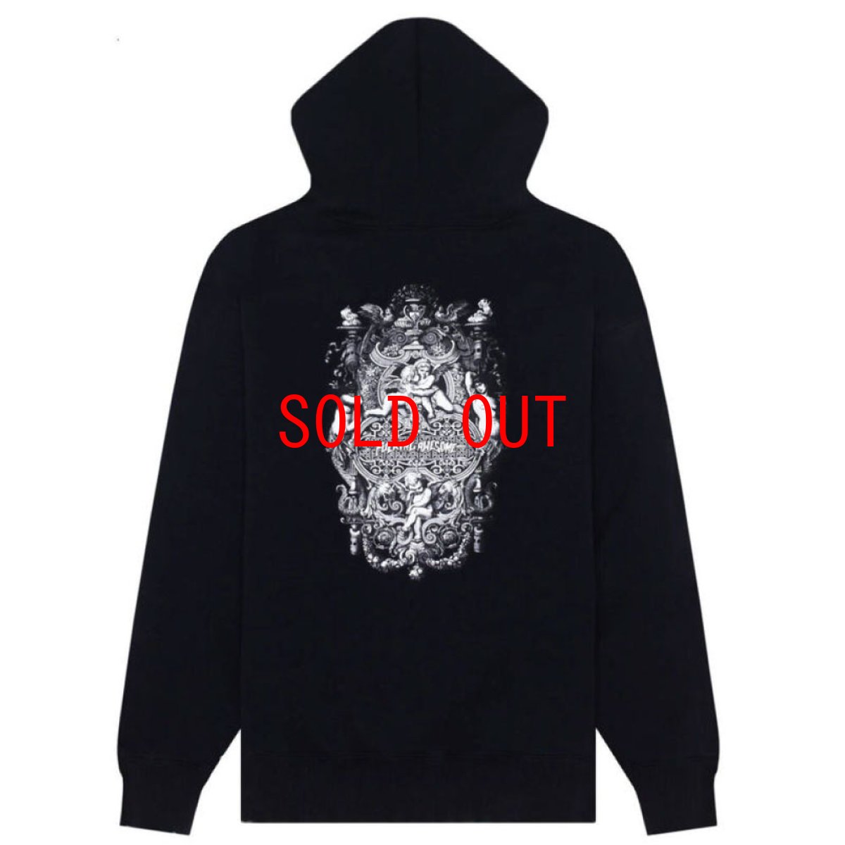画像4: Filigree Sweat Hoodie ロゴ スウェット フーディー パーカー Black (4)