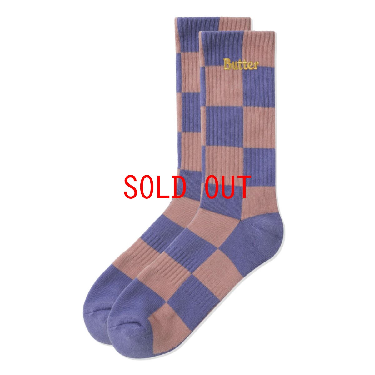 画像2: Checkered Socks チェッカー フラッグ ソックス 靴下 (2)