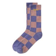 画像2: Checkered Socks チェッカー フラッグ ソックス 靴下 (2)