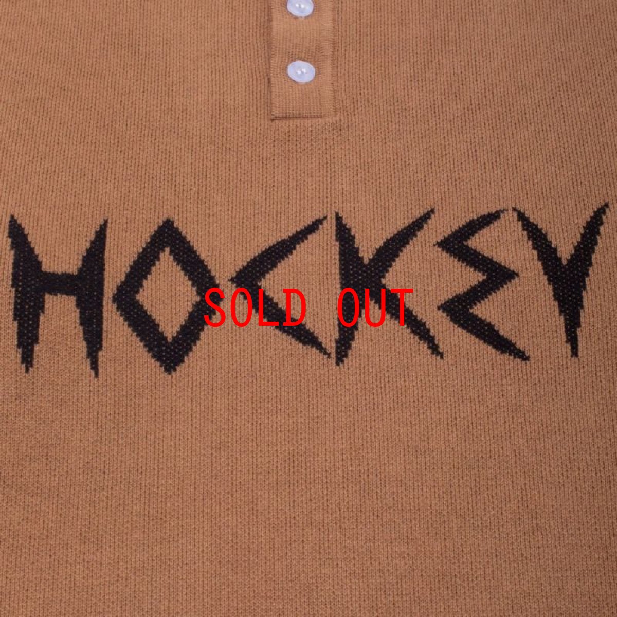 画像7: Knitted Polo Sweater ロゴ ニット ポロ セーター シャツ Brown (7)