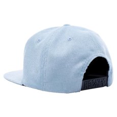 画像3: Aria Corduroy Cap コーデュロイ スナップバック キャップ 帽子 Carorina Blue Black (3)