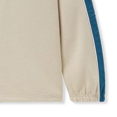 画像4: Motion 1/4 Zip Pullover Sweat Shirt モーション ハーフジップ プルオーバー スウェット シャツ Sand Beige (4)