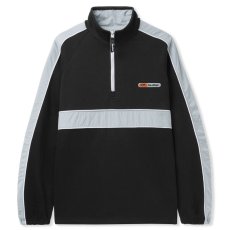 画像1: Motion 1/4 Zip Pullover Sweat Shirt モーション ハーフジップ プルオーバー スウェット シャツ Black (1)