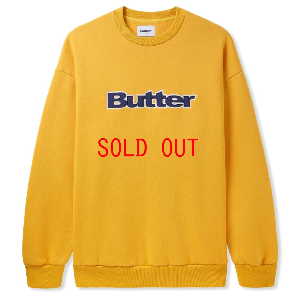 画像1: Logo Crewneck Sweat Shirt ロゴ クルーネック スウェット シャツ Yellow Gold (1)