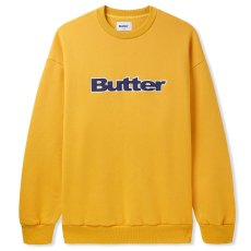 画像1: Logo Crewneck Sweat Shirt ロゴ クルーネック スウェット シャツ Yellow Gold (1)