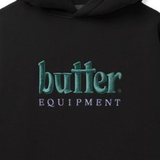 画像5: Equipment Embroidered Logo Pullover Sweat Hoodie ロゴ スウェット プルオーバー フーディー Black (5)