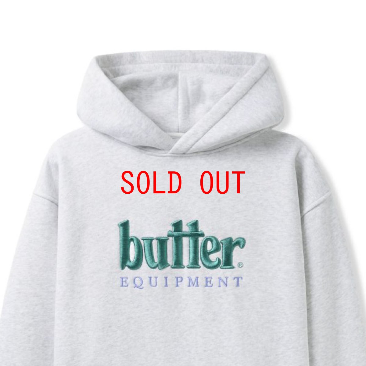 画像3: Equipment Embroidered Logo Pullover Sweat Hoodie ロゴ スウェット プルオーバー フーディー Grey (3)
