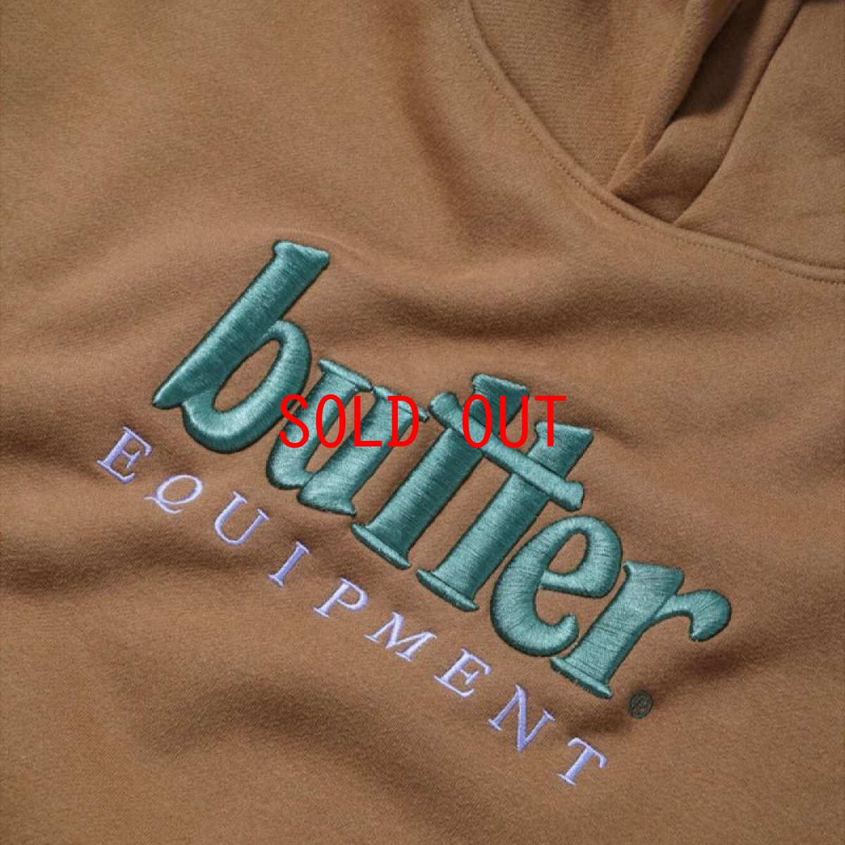 画像5: Equipment Embroidered Logo Pullover Sweat Hoodie ロゴ スウェット プルオーバー フーディー Brown (5)