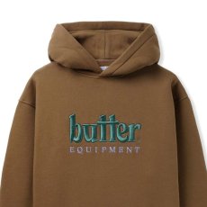 画像2: Equipment Embroidered Logo Pullover Sweat Hoodie ロゴ スウェット プルオーバー フーディー Brown (2)