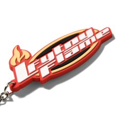 画像2: Flame Logo Rubber Key Chain ロゴ ラバー キーホルダー (2)