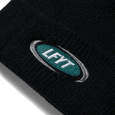 画像2: Oval Logo Long Beanie ニット キャップ ビーニー 帽子 Black (2)