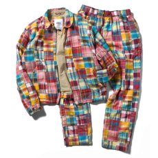 画像8: Patchwork Check Chef Pants マドラス チェック パッチワーク シェフ パンツ Red (8)