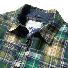 画像5: Patchwork Check Harrington Jacket ハリントン ジャケット マドラス チェック パッチワーク Green (5)