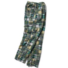 画像7: Patchwork Check Chef Pants マドラス チェック パッチワーク シェフ パンツ Green (7)