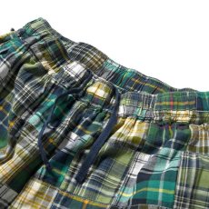 画像5: Patchwork Check Chef Pants マドラス チェック パッチワーク シェフ パンツ Green (5)