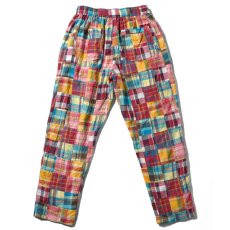 画像2: Patchwork Check Chef Pants マドラス チェック パッチワーク シェフ パンツ Red (2)