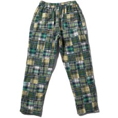 画像3: Patchwork Check Chef Pants マドラス チェック パッチワーク シェフ パンツ Green (3)