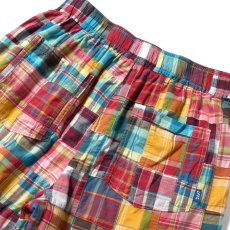 画像3: Patchwork Check Chef Pants マドラス チェック パッチワーク シェフ パンツ Red (3)