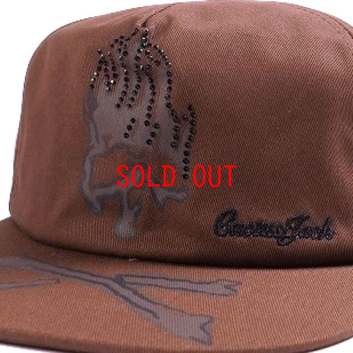 画像2: × Mastermind Skull Cap マスターマインド スカル キャップ ハット 帽子 Brown ブラウン (2)