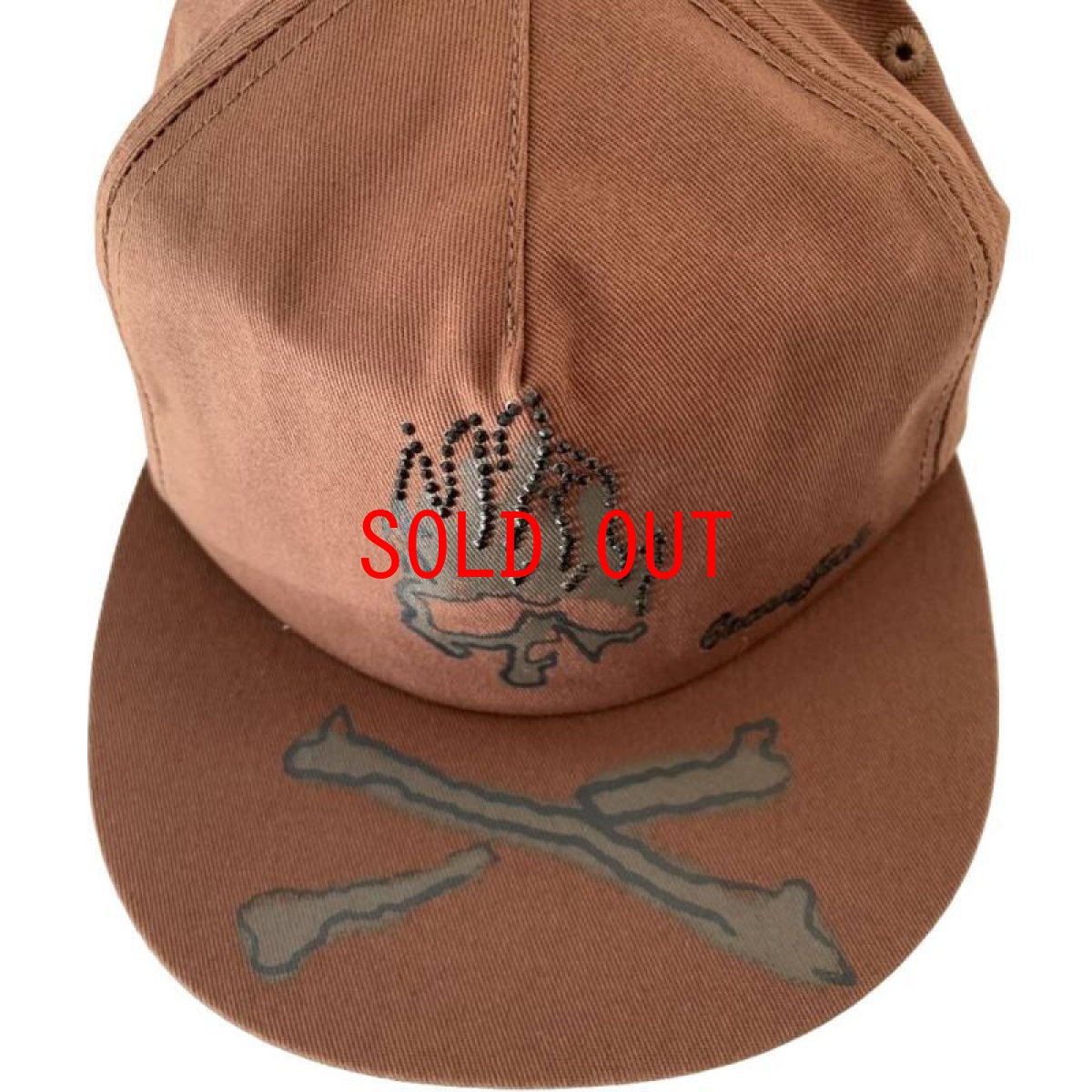 画像4: × Mastermind Skull Cap マスターマインド スカル キャップ ハット 帽子 Brown ブラウン (4)