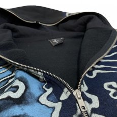 画像8: × Fragment Design Skelton Graffiti Zip Up Sweat Hoodie embroidery フラグメント ジップアップ スウェット パーカー トラヴィス スコット 刺繍 Black by Travis Scott (8)